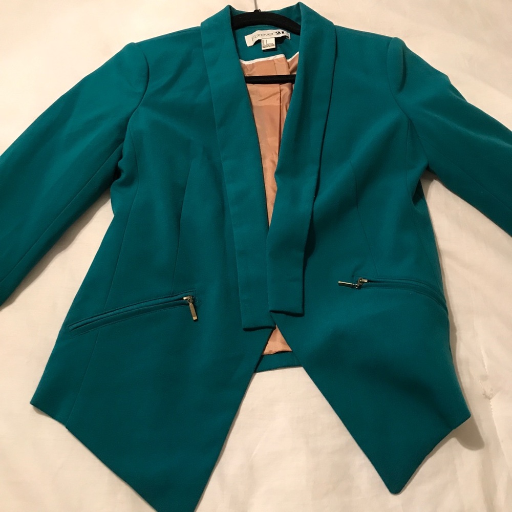 Forever 21 Green Blazer
